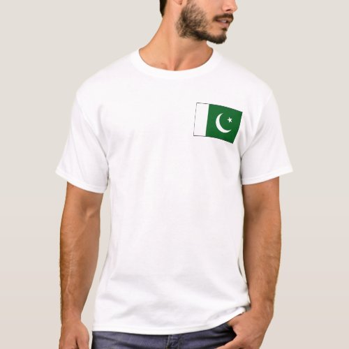 Pakistan Flag and Map T_Shirt