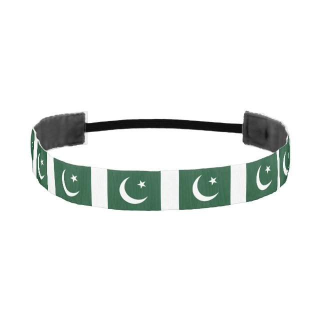 Pakistan Flag Athletic Headband (Front)