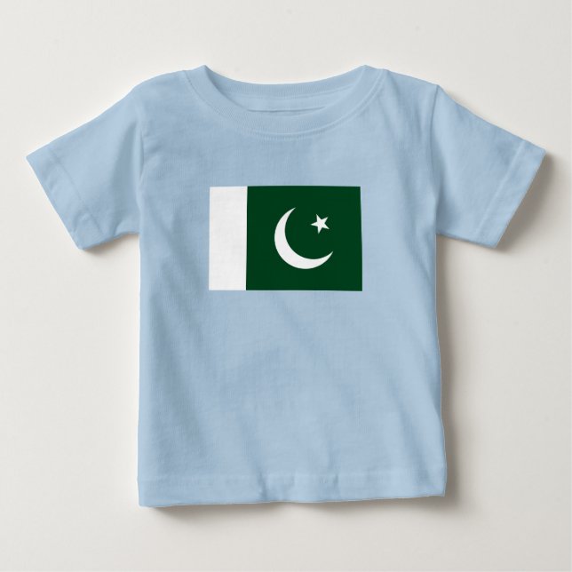 Pakistan Flag Baby T-Shirt (Front)