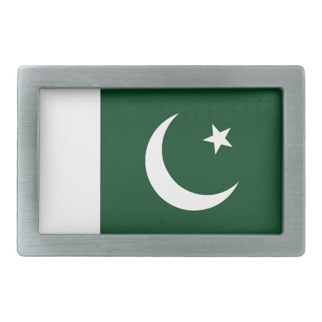Pakistan Flag Belt Buckle (Front)
