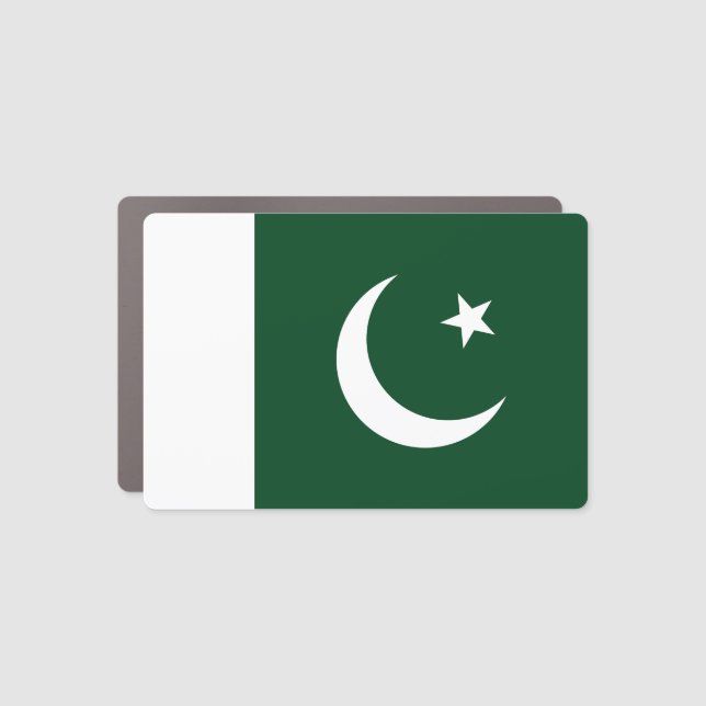 Pakistan Flag Car Magnet (Front)