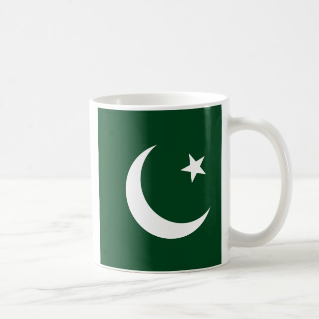 Pakistan Flag Ceramic Coffee Mug (Right)