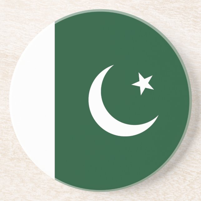 Pakistan Flag Coaster (Front)
