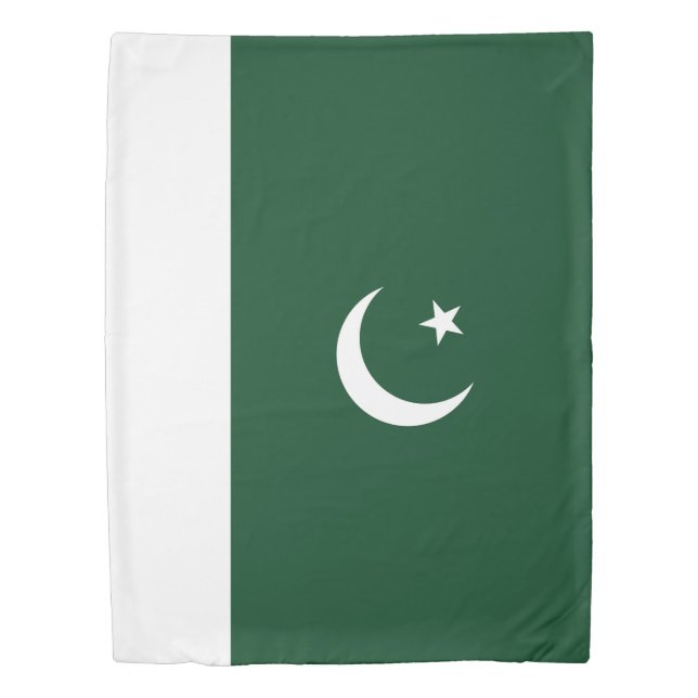 Pakistan flag duvet cover (Front)