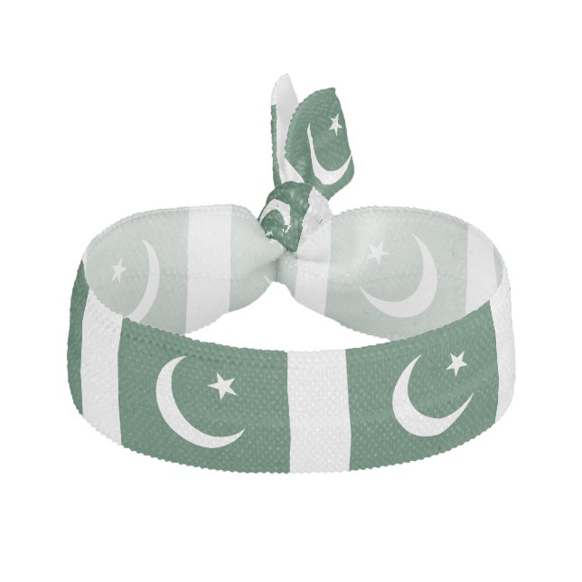Pakistan Flag Elastic Hair Tie (Front)