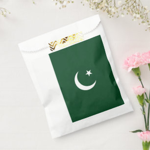 Pakistan flag favor bag