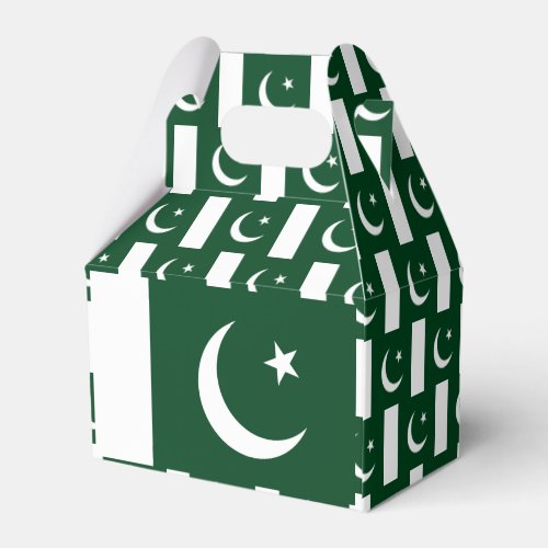 Pakistan Flag Favor Boxes