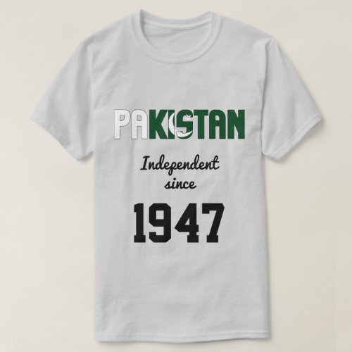 Pakistan Flag Independence Celebration T_Shirt