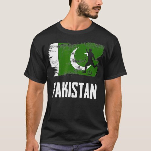 Pakistan Flag Jersey  Soccer Team humor  T_Shirt