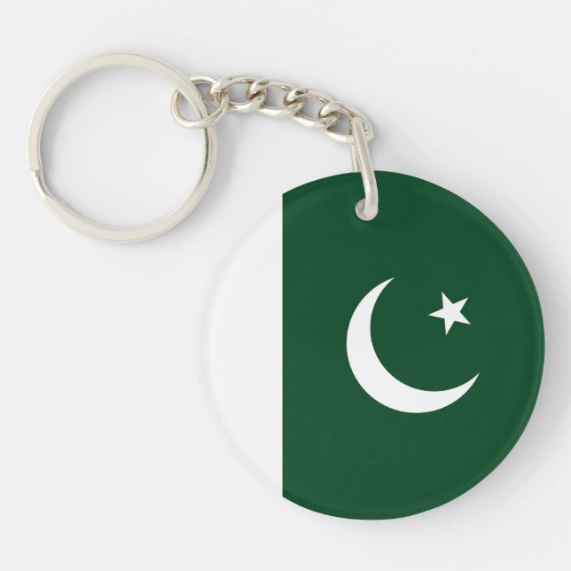 Pakistan Flag Keychain (Front)