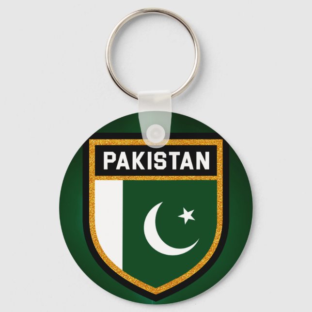 Pakistan Flag Keychain (Front)