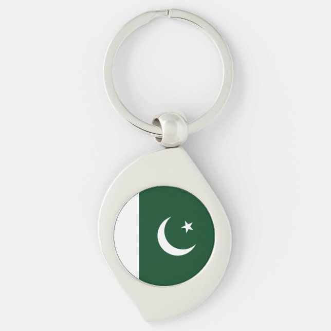 Pakistan Flag Keychain (Front)
