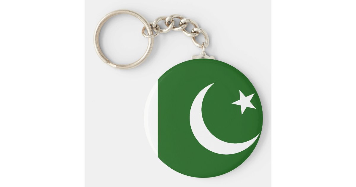 Pakistan Flag Keychain | Zazzle.com