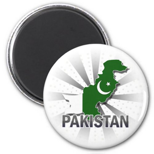 Pakistan Flag Map 20 Magnet