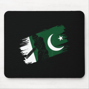 Pakistan Flag Pakistan Cricket Fan Player Coach Um Mouse Pad