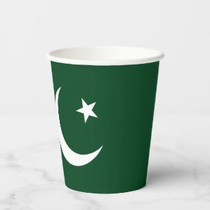 Pakistan Flag Paper Cups