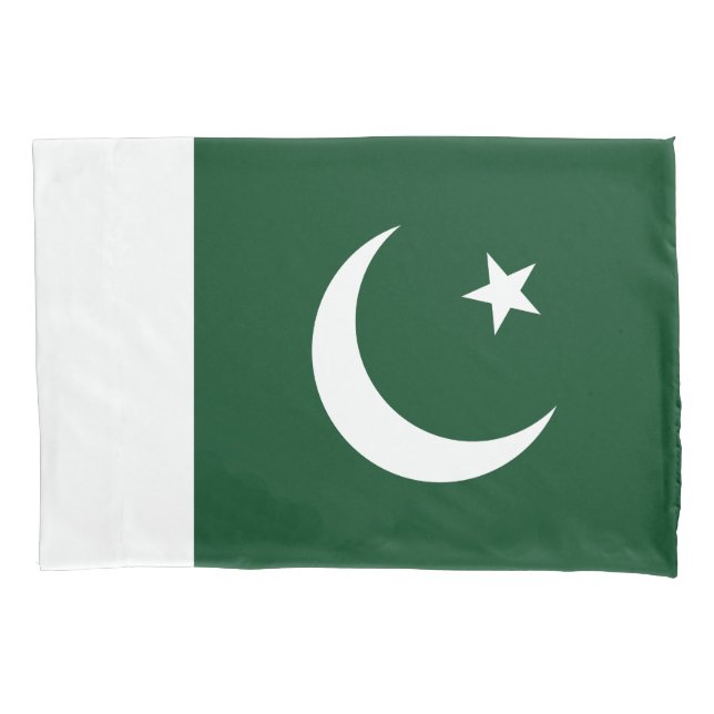 Pakistan Flag Pillow Case (Front)