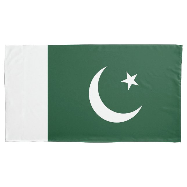 Pakistan flag pillow case (Front)