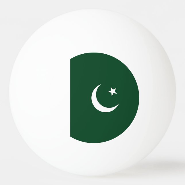 Pakistan flag ping pong ball (Front)