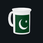 Pakistan Flag Pitcher<br><div class="desc">Serve your favorite beverages in style with this Pakistan Flag Pitcher, a beautiful and functional piece that adds a patriotic touch to any gathering! Designed with both elegance and practicality in mind, this pitcher features a vibrant and detailed print of the Pakistan flag, making it an eye-catching addition to your...</div>