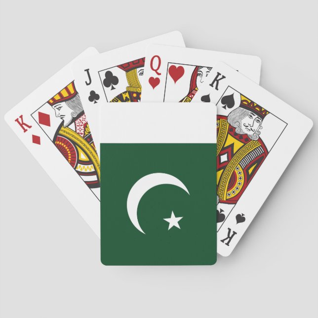 Pakistan Flag Poker Cards (Back)