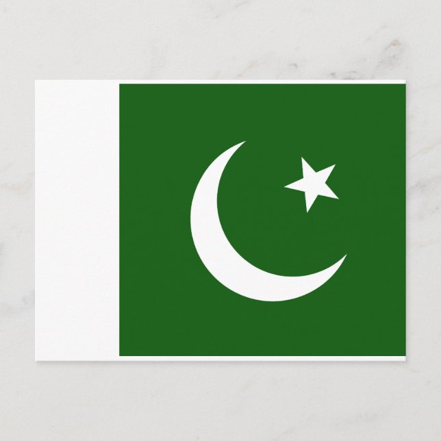 Pakistan Flag Postcard (Front)
