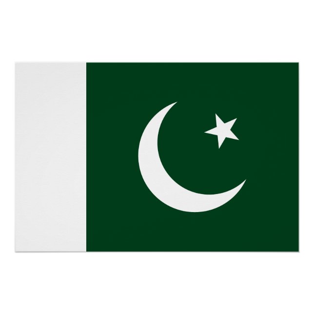 Pakistan Flag Poster (Front)