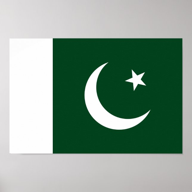 Pakistan Flag Poster (Front)