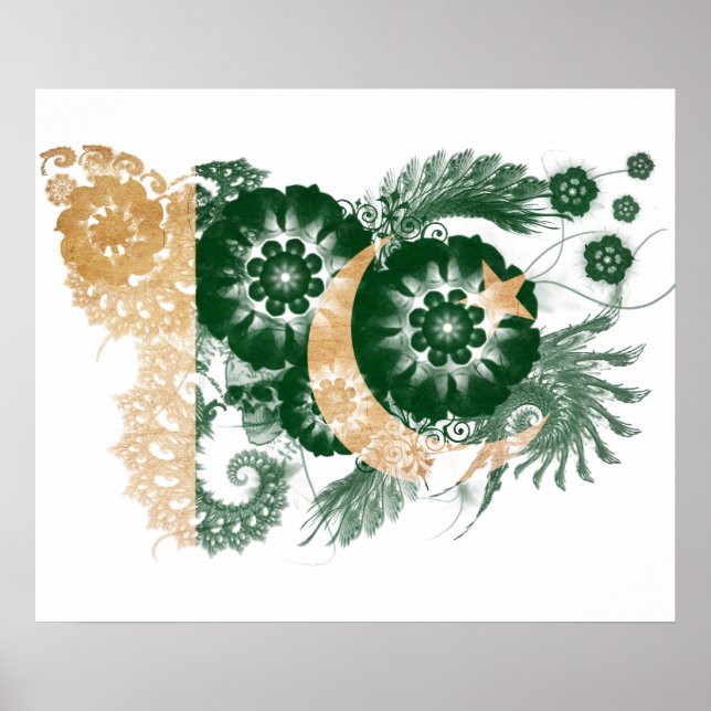 Pakistan Flag Poster (Front)