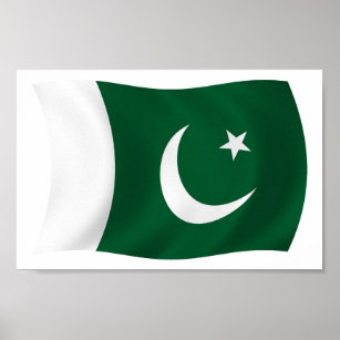 Pakistan Flag Posters & Prints | Zazzle