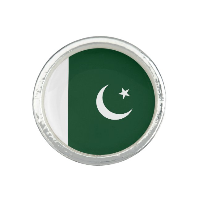 Pakistan flag ring (Front)