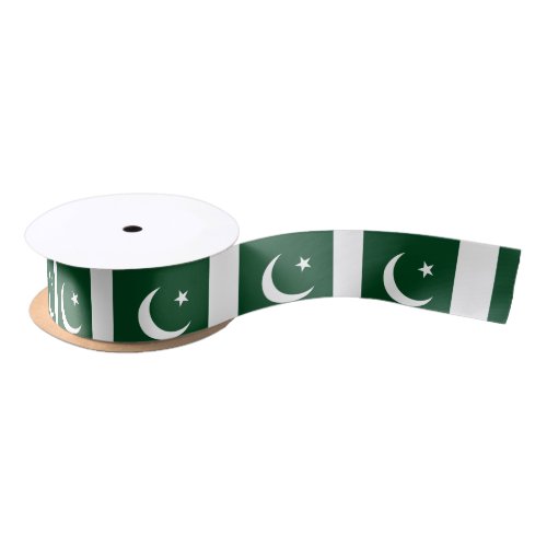 Pakistan Flag Satin Ribbon