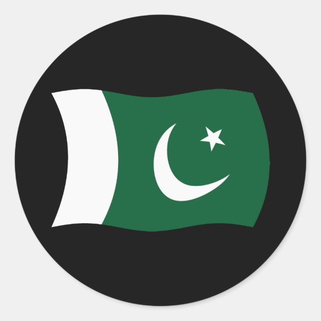 Pakistan Flag Sticker (Front)