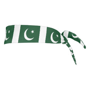 Pakistan Flag Tie Headband