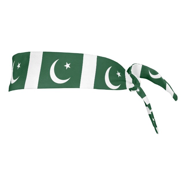 Pakistan Flag Tie Headband (Rotate 90)