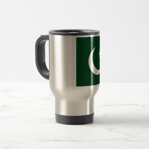 Pakistan Flag Travel Mug