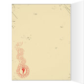 Pakistan flag vintage travel poster (Inside (Left))