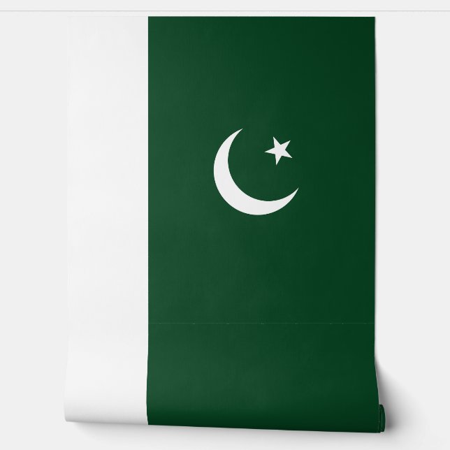 Pakistan flag wallpaper  (Unrolling)