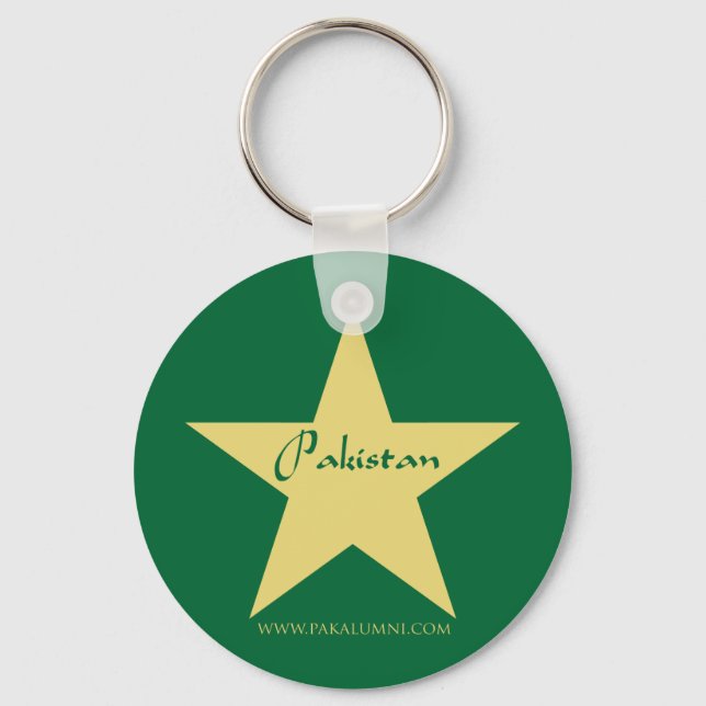 Pakistan Gold Star Products Keychain (Front)
