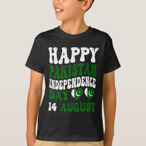 Pakistan Independence Day Pakistani Flag Pride Gro T_Shirt