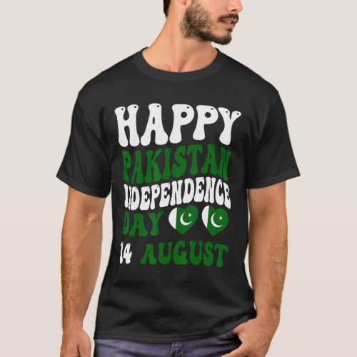Pakistan Independence Day Pakistani Flag Pride Gro T_Shirt