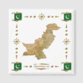 zPK004 KARACHI, MAZAR , QUAID, Pakistan, Fridge Magnet, Zazzle