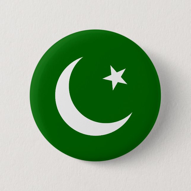 Pakistan Muslim League, Colombia flag Pinback Button (Front)