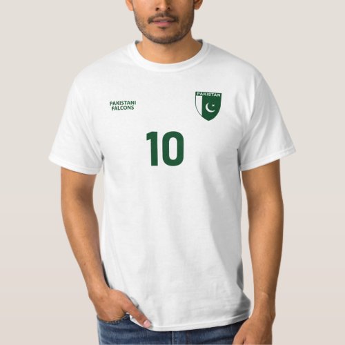 Pakistan National Football Team Soccer Retro T_Shirt