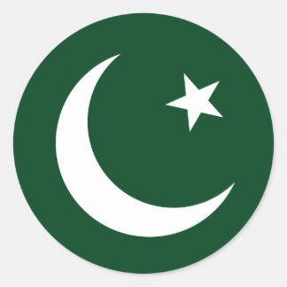 Pakistan/Pakistani Flag Classic Round Sticker