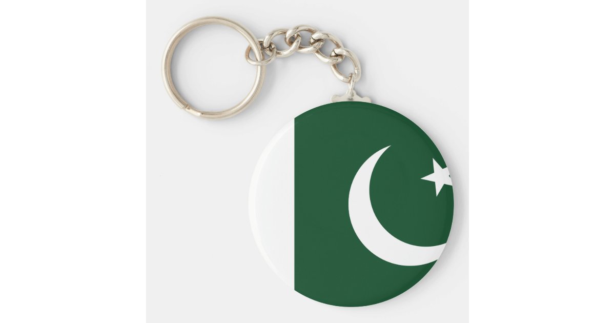 Pakistan (Pakistani) Flag Keychain Zazzle