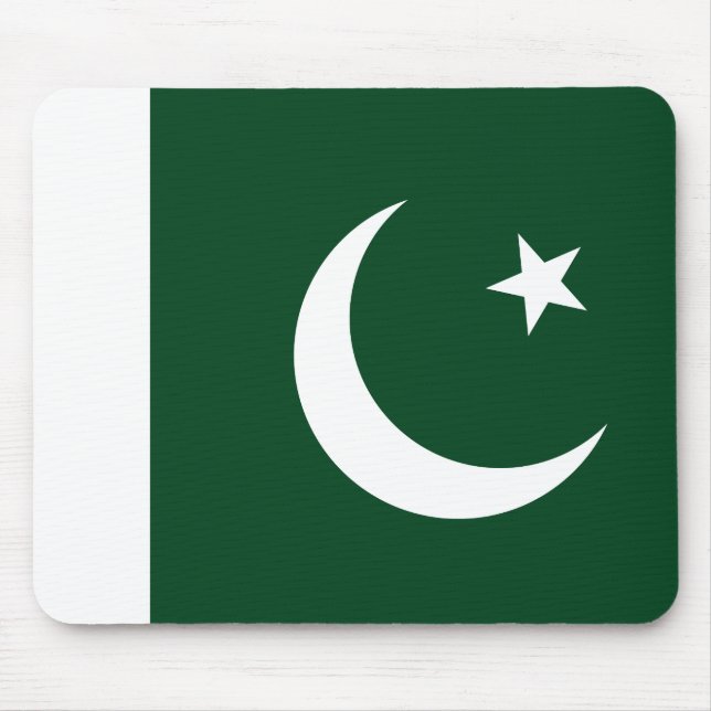 Pakistan (Pakistani) Flag Mouse Pad (Front)