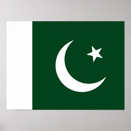 Pakistan  Pakistani Flag Poster