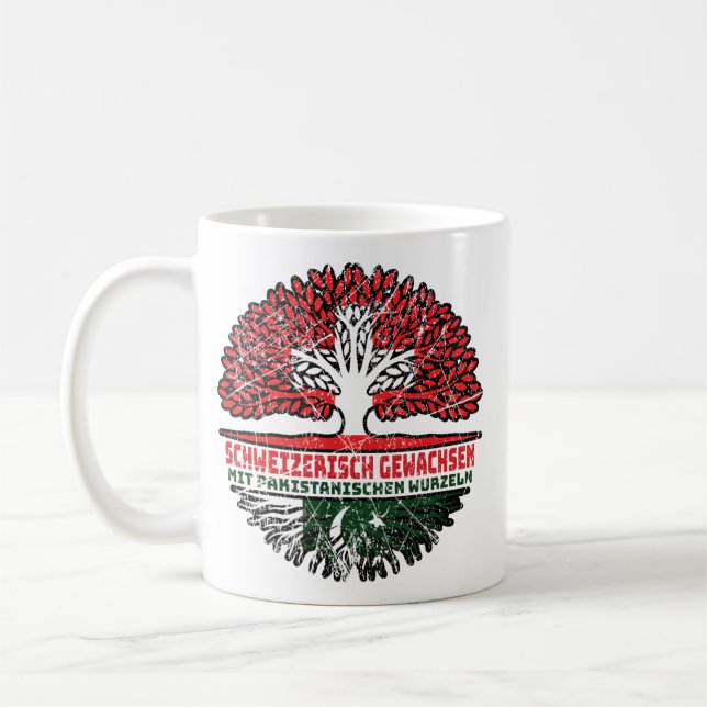 Pakistan Pakistani Swiss Baum Coffee Mug (Left)