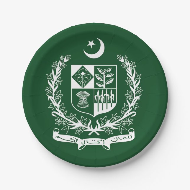 Pakistan Paper Plates (Front)